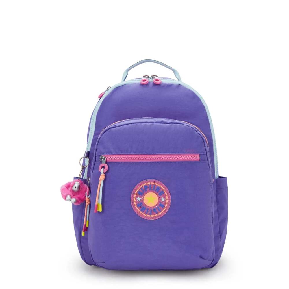 Kipling Seoul Extra Large Laptop Backpack Iris Purple